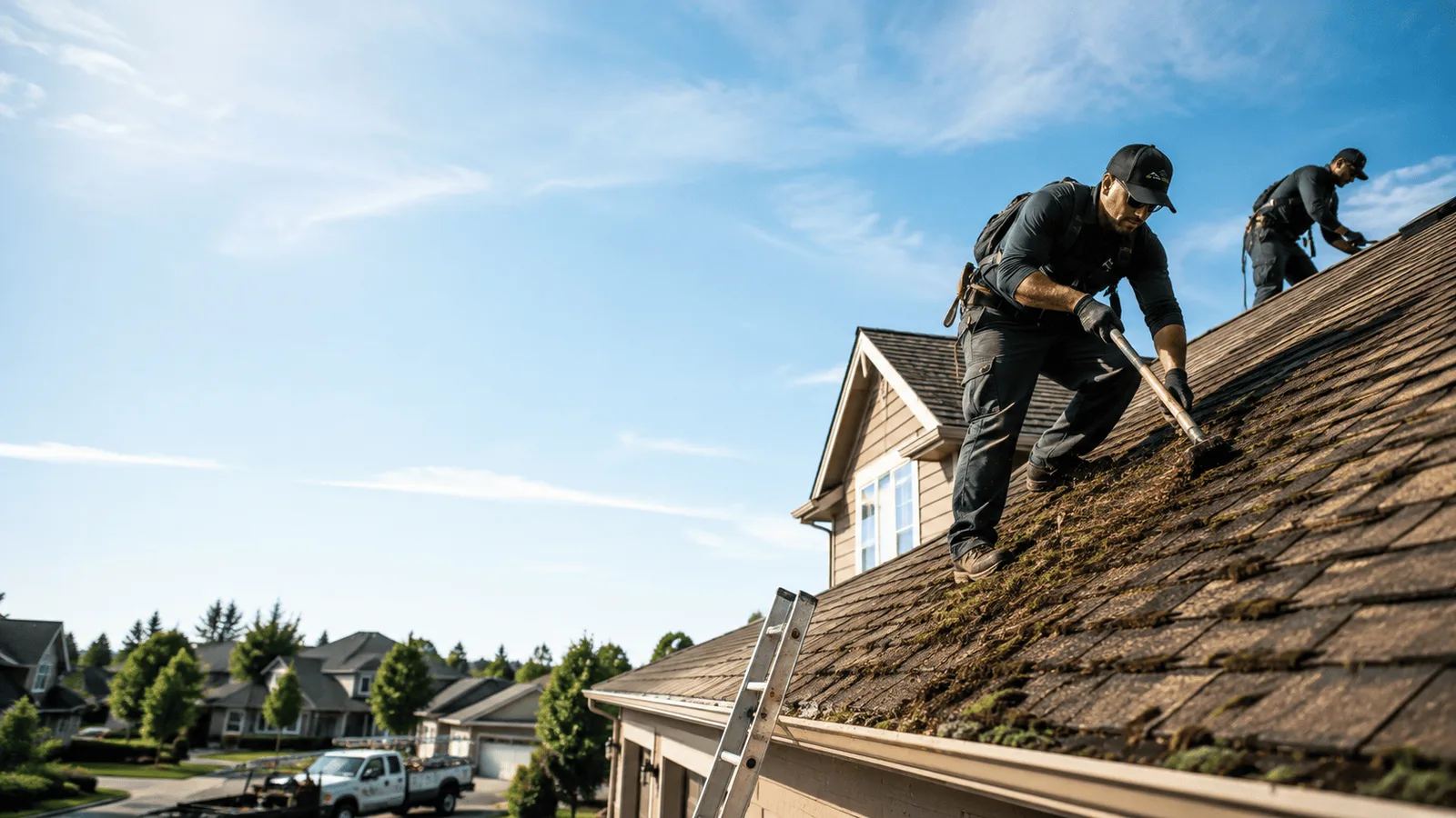 Roof Moss Removal in Bourne, MA near me